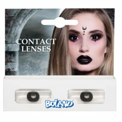 LENTILLES DÉCORATIVES (YEUX NOIRS GOTHIQUES) Lentilles Longue Durée