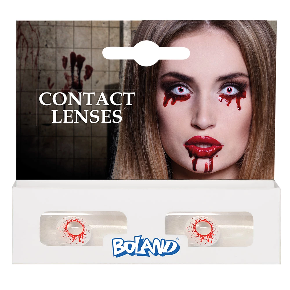 LENTILLES DÉCORATIVES (YEUX ENSANGLANTÉS) Lentilles Longue Durée 3 LENTILLES DÉCORATIVES (YEUX ENSANGLANTÉS) Lentilles Longue Durée