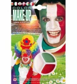 MAQUILLAGE SUPPORTER (Tricolore Blanc, Rouge, Vert) Maquillage Visage