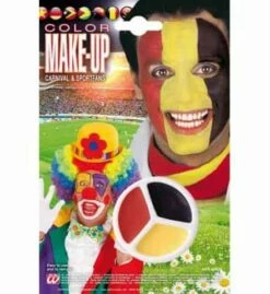 MAQUILLAGE SUPPORTER (Tricolore Rouge, Jaune, Noir) Maquillage Visage