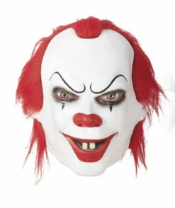 MASQUE CLOWN SADIQUE (Masque Latex Et Cheveux)