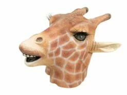 MASQUE DE GIRAFE EN LATEX (Masque Intégral)