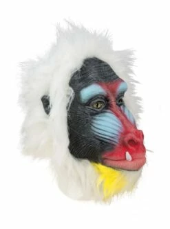 MASQUE DE SINGE MANDRILL (Masque Intégral En Latex)