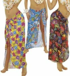 PARÉO HAWAÏENNE (Assortiment 3 Modèles)