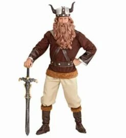 COSTUME VELKAN LE VIKING (Tenue, Casque, Accessoires) Tailles Adultes - Démo Vidéo