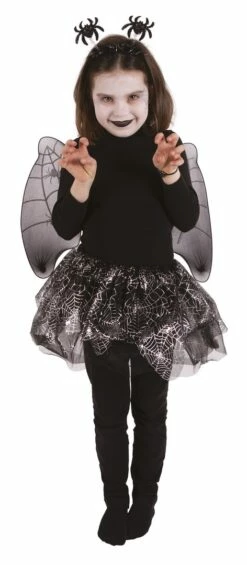 SET ARAIGNÉE POUR ENFANT (Serre Tête, Tutu Et Ailes) Taille Enfant Unique