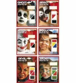 KIT DE MAQUILLAGE ENFANT (6 Personnages Halloween)
