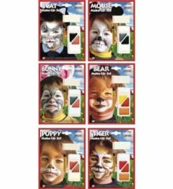 KIT MAQUILLAGE ANIMAUX (Assortiment 6 Animaux)