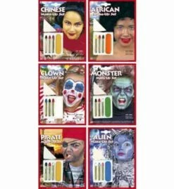 KIT DE MAQUILLAGE ENFANT (6 Personnages Assortis)