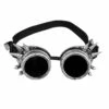 LUNETTES CYBERPUNK (Lunettes Rondes Argentées) Collection Steampunk -Costum’Art Boutique 54506