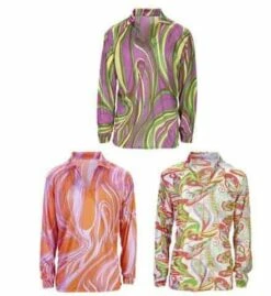 CHEMISE FUNKY FEVER (Assortiment 3 Coloris) Tailles Adultes - Démo Vidéo