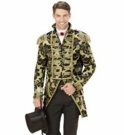 QUEUE DE PIE DE PARADE (Modèle Jacquard Doré) Tailles Hommes - Démo Vidéo