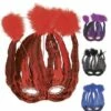 LOUPS LIDO A PLUMES (Assortiment 4 Coloris) -Costum’Art Boutique 6588P nc 6588P x