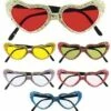 LUNETTES COEURS (Paillettes - 6 Coloris) -Costum’Art Boutique 6763H nc 6763H x