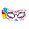 LOUP JOUR DES MORTS (Masque Décoré Avec Fleurs) Dia De Los Muertos -Costum’Art Boutique 72217