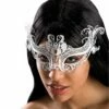 LOUP DENTELLE DE LUXE (Masque Blanc En Métal) -Costum’Art Boutique 731
