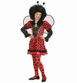 ROBE JEUNE COCCINELLE (Antennes, Robe Et Ailes) Tailles Enfants