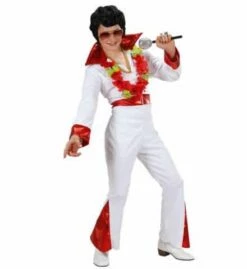 KING OF ROCK'N'ROLL (Costume Elvis Presley) Tailles Enfants De 5 à 13 Ans