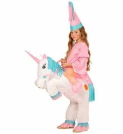 COSTUME LICORNE ENFANT (Déguisement Gonflable) Porte Moi - Taille Enfant Démo Vidéo