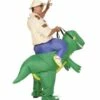 EXPLORATEUR DINOSAURE (Déguisement Gonflable) Porte Moi - Taille Adulte Démo Vidéo -Costum’Art Boutique 75505 nc 75505 c