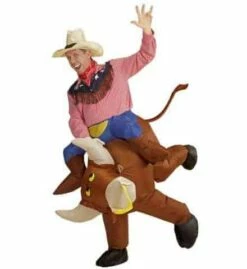 TAUREAU FURIEUX (Déguisement Gonflable) Porte Moi - Taille Adulte Démo Vidéo