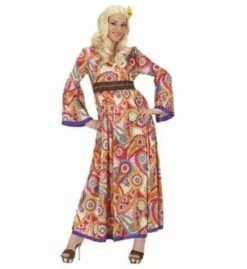 ROBE LONGUE FEMME HIPPIE (Tailles Adultes)