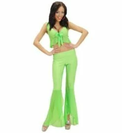 TENUE SAMBA DE JANEIRO (Vert Fluo - Élasthanne) Tailles Adultes