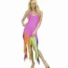 DANSEUSE BRÉSILIENNE (Robe Rose En élasthanne) Tailles Adultes -Costum’Art Boutique 8981 nc 8981 a