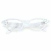 LUNETTES ANNÉES 50 (Lunettes Blanches à Strass) -Costum’Art Boutique 96672 nc 96672 a
