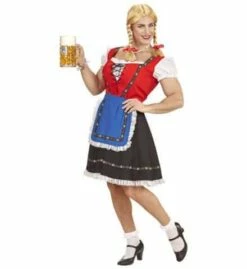 DRAG QUEEN BAVAROISE (Robe Avec Jupon, Tablier) Taille Adulte XL - Démo Vidéo