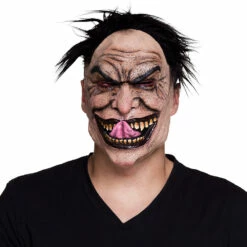 MASQUE DE MONSTRE FOU (Masque Latex Avec Cheveux)