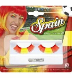 FAUX CILS ALLEZ ESPAGNE (Bouteille De Colle En Verre) Supporter Espagne