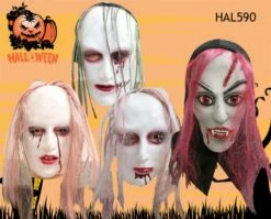 MASQUE ZOMBIE EN LATEX (Pack Avec Assortiment)