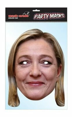MASQUE DE MARINE LE PEN (Personnalité Politique) Masque En Carton Souple