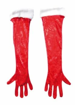 COSTUME DE LA MÈRE NOEL (Robe, Cape, Bonnet Et Gants) Tailles M Et S -Costum’Art Boutique N1003 gants