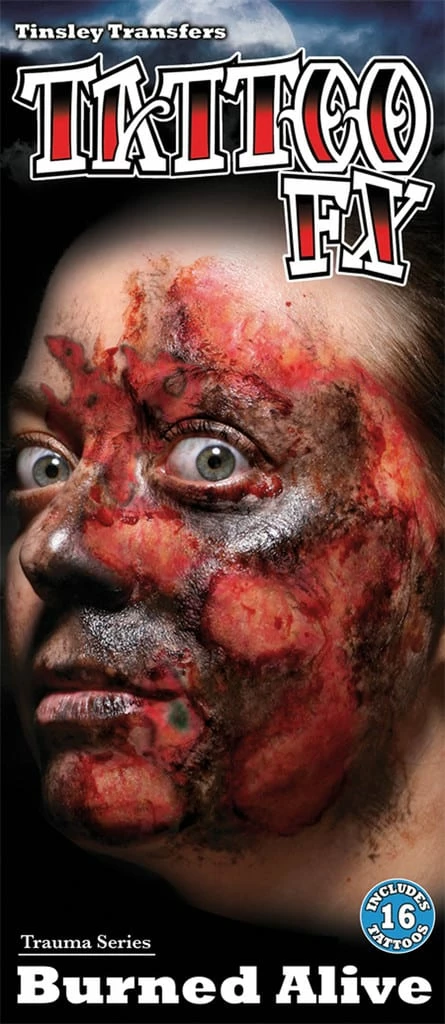 FX TATTOO BRÛLURE (Tatouage Sur Visage) 3 FX TATTOO BRÛLURE (Tatouage Sur Visage)