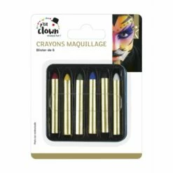 COFFRET CRAYONS GRAS (Maquillage - 6 Coloris)