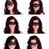 LOUP DENTELLE NOIRE (Masque En Dentelle) Assortiment 6 Modèles -Costum’Art Boutique import 158 00250 1