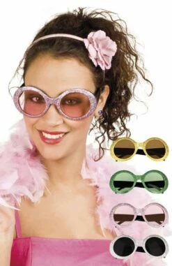 LUNETTES JACKIE PAILLETTES (Assortiment 4 Coloris)