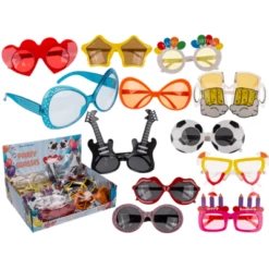 LUNETTES SUN FANTAISIES (Assortiment 12 Modèles)